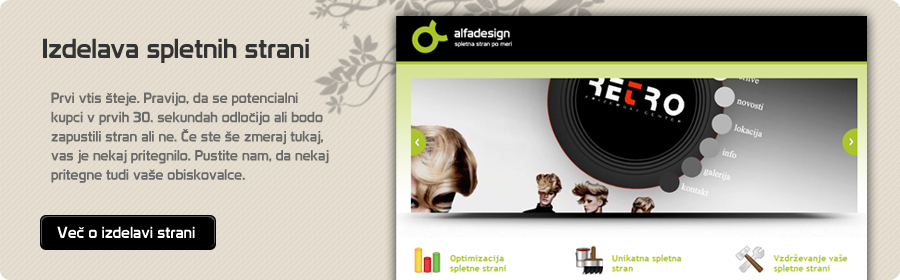Izdelava Spletnih strani